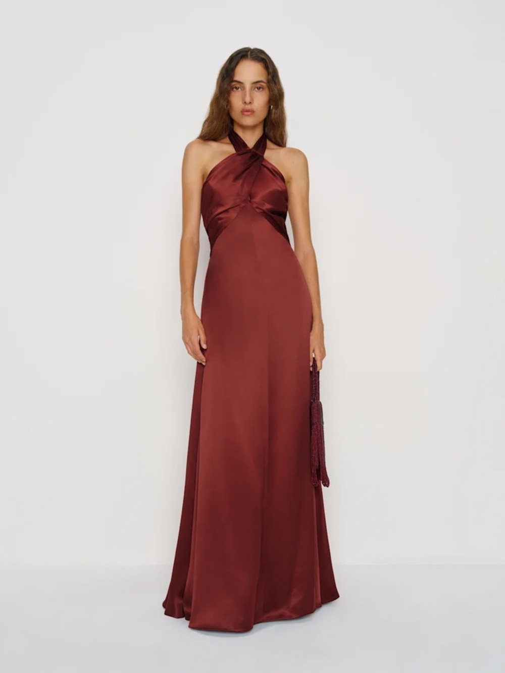 REFORMATION Veria Silk Dress in Romance 2
